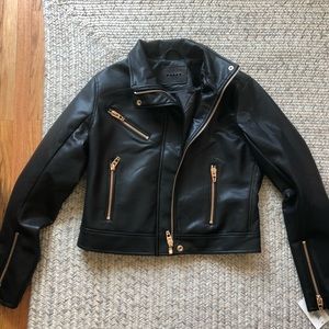 Brand new blanknyc black leather jacket